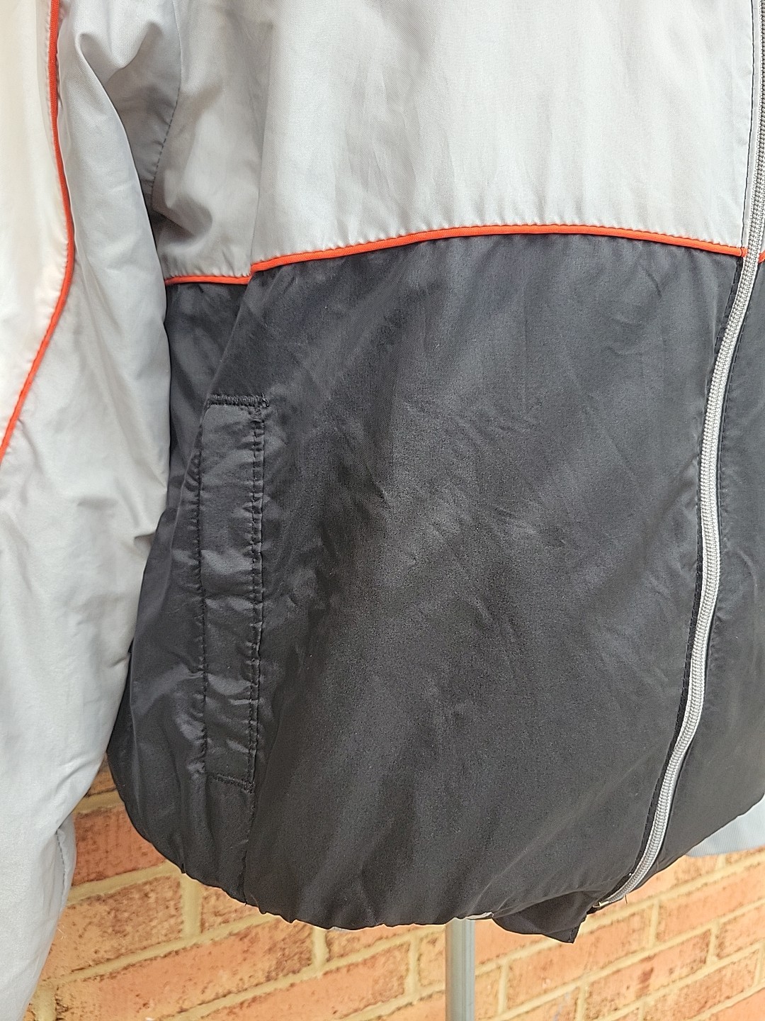 REACT CB Radio Patch Racing Windbreaker Bomber Ja… - image 8