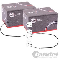 2X A.B.S. Handbremsseile Hinten Passend FüR Vw Golf Vento Trommelbremse Links+Re