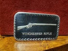 1 OZ WINCHESTER RIFLE SILVER ART BAR .999 FINE SILVER