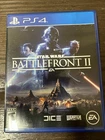 Star Wars Battlefront II Sony PlayStation 4 Tested Working