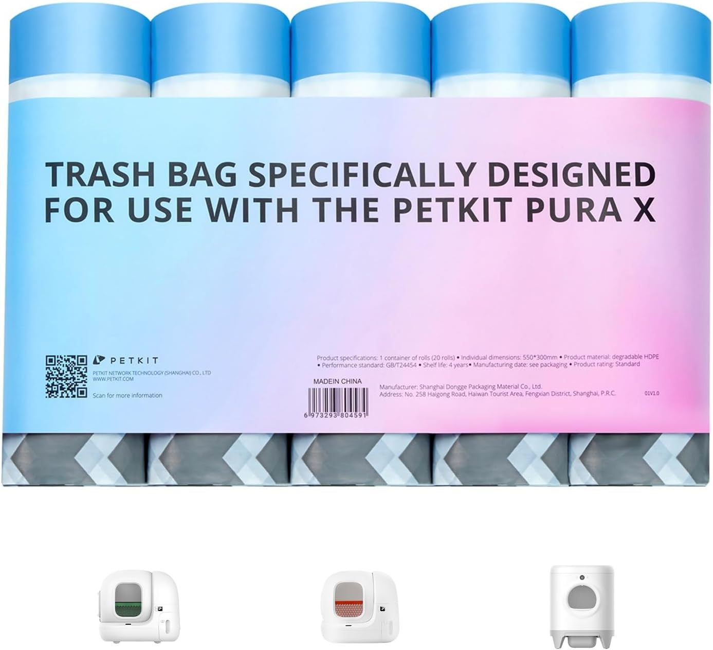 Sacchi Ricambio PETKIT Pura Max 2 | Eccellenza nell'Igiene Felina