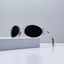 Oakley OO9438 Eye Jacket Redux Clear Frame Black Polarized Lens New