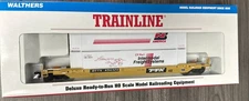 Walthers Trainline HO RTR Husky with Containers TTX 456124 NIB