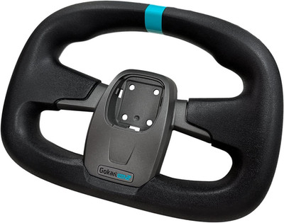 Gokart Steering Wheel Compatible with Ninebot by Segway Gokart Pro2 (Cyan) | Go