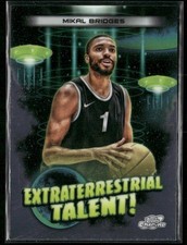 2023-24 Topps Cosmic Chrome - Extraterrestrial Talent Mikal Bridges #ET-3