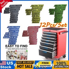 Magnetic Toolbox Labels,3D-Printed Tool Box Labels,General Tool Box Organize CW