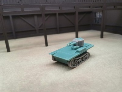 1/72 British Vickers Carden-Loyd M1931 Amphibious Light Tank Unpainted Model
