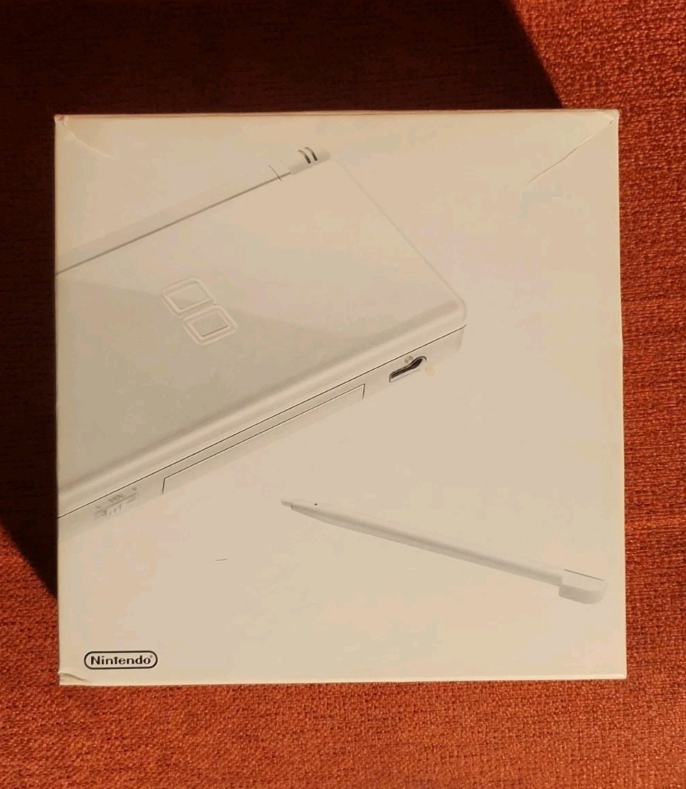 Nintendo DS Lite Handheld Console - Polar White Open Box - For Parts