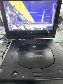 USED AUTHENTIC WORKING -) MEGA MAN X4 (- GAME DISC ONLY - SEGA SATURN