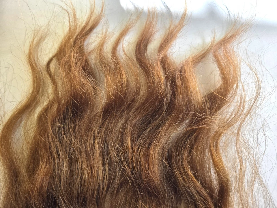 Colas de caballo rojas cabello humano virgen 27" Foto 4 de 4