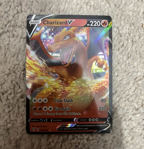 charizard 220 pokemon card value Basic Charizard V Hp 220