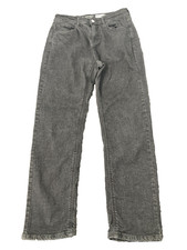 BAM Bamboo Clothing Womens Black Jeans Size 28R Organic Cotton Stretch Straight