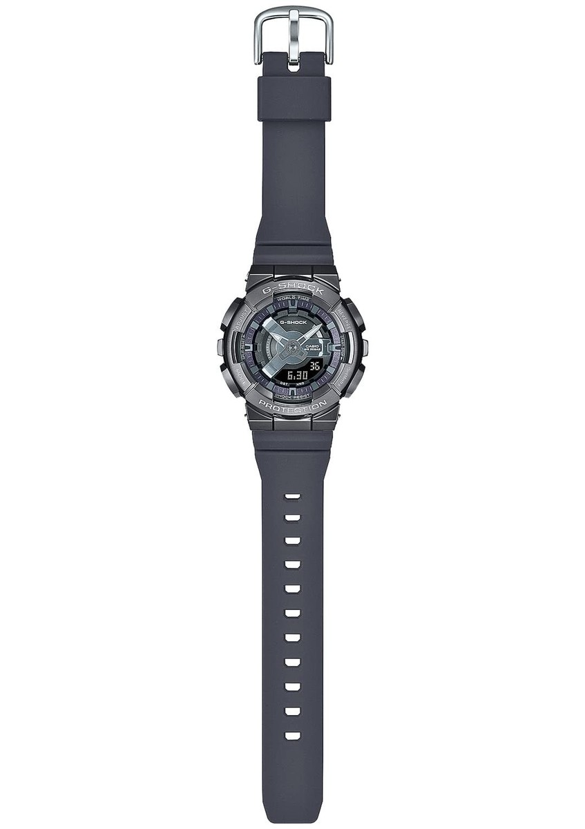 Unused CASIO G-SHOCK GM-S110B-8AJF Gray Metal Analog-Digital WoMen