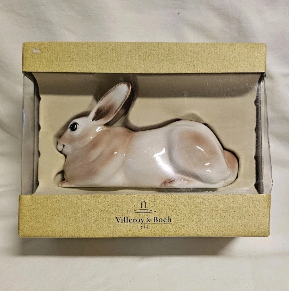 SELTEN Villeroy & Boch Ostern 1x Eierbecher Bunny Hase Rücksack