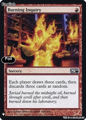 Burning Inquiry EN [LIST - 128] - NM [Foil] TCG MTG