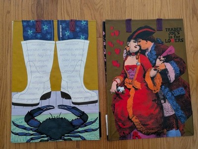 2LOT Virginia & Maryland  - Trader Joe's Reusable Shopping Bag 6 Gallon NWT