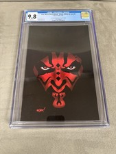 Star Wars: Darth Maul - Black, White & Red 1 CGC 9.8 2nd Print 1:25 Marquez