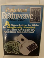 Brainwave Deck Bicycle Blue Case Magic Trick