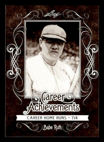 2016 Leaf Babe Ruth Collection #CA-02 Babe Ruth New York Yankees