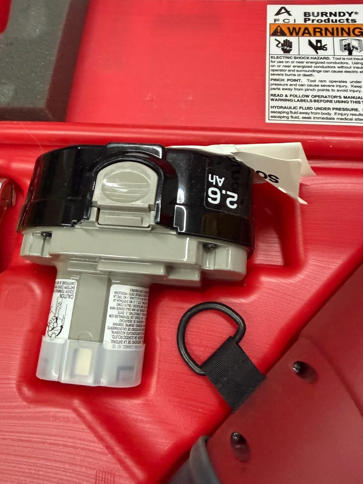 Herramienta de prensado inalámbrica BURNDY PAT 750XT 18V Foto 4 de 4