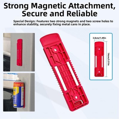 Spraydosenhalter 4 Stück magnetische Metallhalterungen für Werkzeugwagen und G