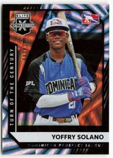 2021 Yoffry Solano Panini Elite Extra Edition Rookie Turn of the Century 080/121