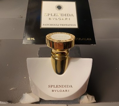 Hochwertiger 50 ml Flakon BVLGARI mit Deckel & OVP Patchouli Tentation