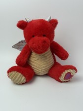 Russ Red Dragon Stuffed Animal Plush Heart