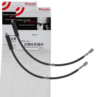 2X BREMBO BREMSSCHLÄUCHE VORNE BEIDSEITIG PASSEND FÜR AUDI A3 TT VW NEW