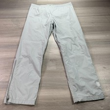 Helly Hansen Pants Mens Medium Gray Helly Tech Waterproof Rain Shell Overpants