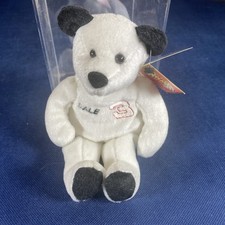 NASCAR Team Salvino Dale Earnhardt 3 Commemorative Bear All White Case