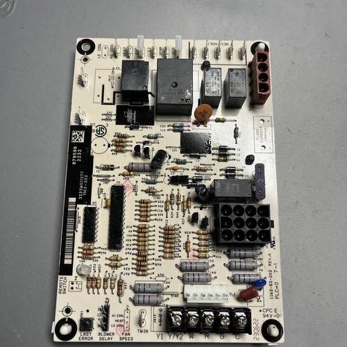 Coleman Luxaire 879598 Furnace Control Circuit Board 1162-83-202
