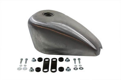 Universal Fit Tab Chopper Peanut Gas Tank, 2.4 gal.,four bolt mount strap system - Bild 1 von 3