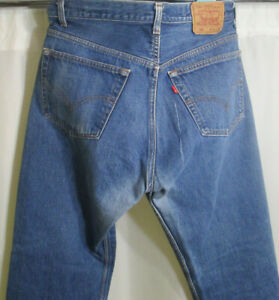 Levis 501 USA Made Blue Jeans actual 