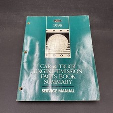 1998 Ford Car & Truck Engine/Emission Facts Book Summary Service Manual-OEM