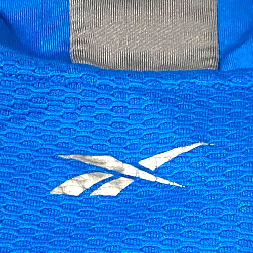 Reebok Athletic Long Sleeve Zippered Collar Jacket Shirt Size L Polyester Blend - Picture 6 of 10