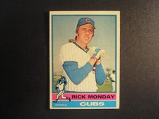 1976 Topps Baseball Rick Monday Card # 251