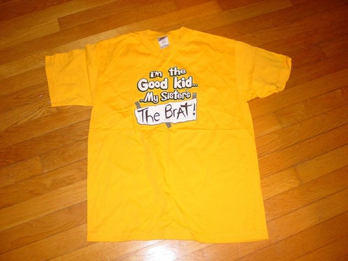 I'm The GOOD KID BRAT Sister Brother funny cute T-SHIRT NEW YOUTH XLarge XL - Picture 2 of 2
