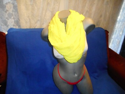 Merona Target Infinity Yellow Glitter Scarf Sold Separately Size One Size
