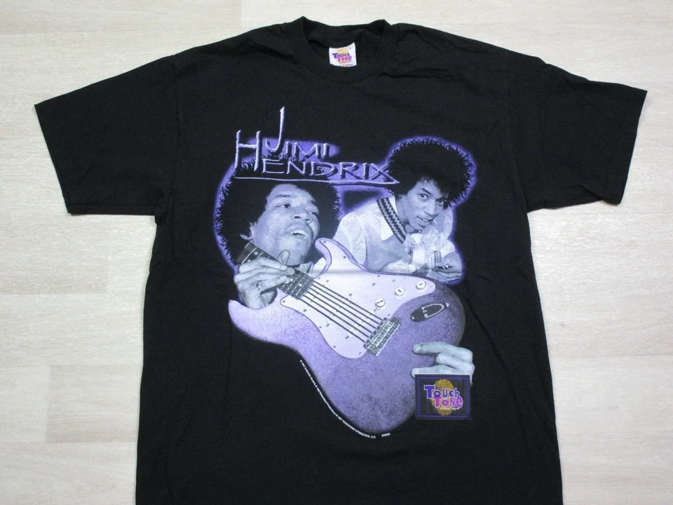 Camiseta Guitarra De Colección Jimi Hendrix Band Touch Tone de Wild Oats Talla (L) Hecha en EE. UU. Años 90 Foto 2 de 4