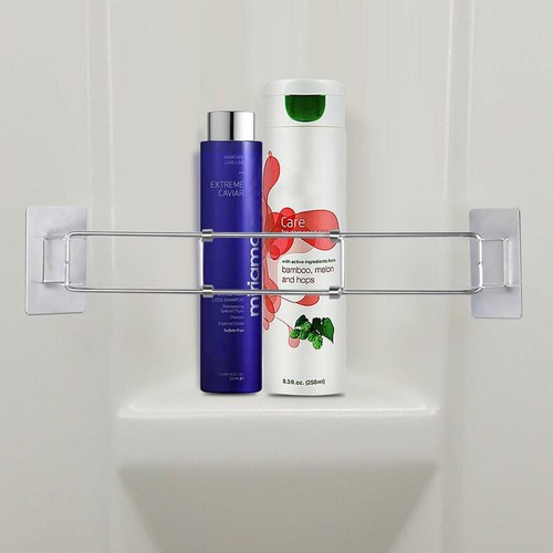 Bathroom Corner Metal Storage Bar For RV, Camper RV Shower Toiletry Support Rod - Picture 9 of 9