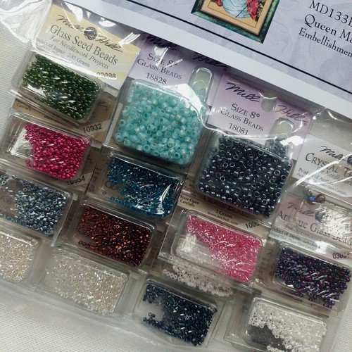 Mirabilia Designs Queen Mariposa Cross Stitch Embellishment Bead Pack MD133 - Picture 7 of 9