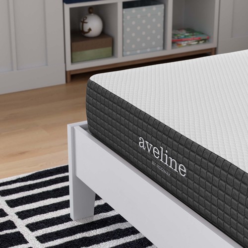 Modway 8" Cool Gel-Infused Firm Twin Memory Foam Mattress With 10 Year Warranty - Picture 9 of 10