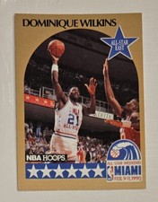 DOMINIQUE WILKINS 1990-91 NBA Hoops #12 Hawks All-Star HOF