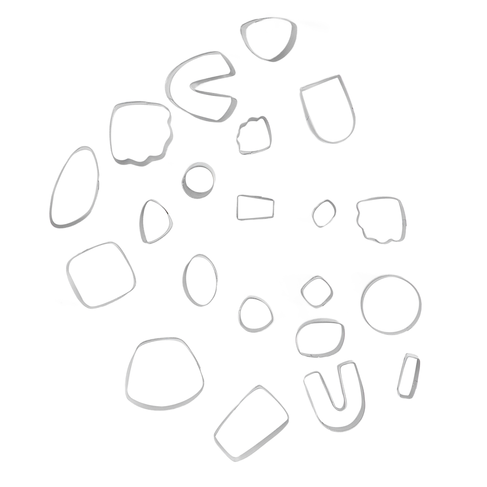 121Pcs Polymer Clay Earrings Stainless Steel DIY Clay Earring Making