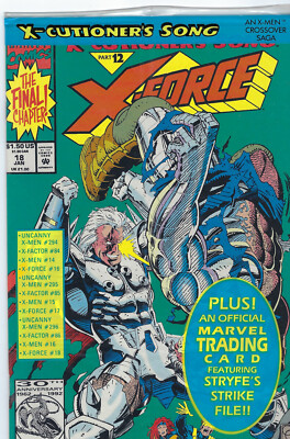 Marvel Comics- X force #18, January 1993, Sealed with card
