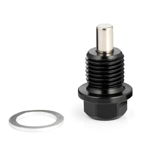 2pcs Magnetische Ölablassschraube M14x1,5 Passt Für VW Audi Seat Skoda Schwarz - Bild 7 von 14