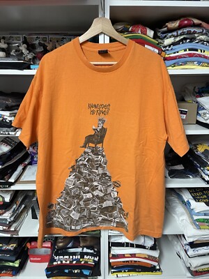 Vintage Stussy Shirt Mens XL Brown 90s Knowledge Is King Skate