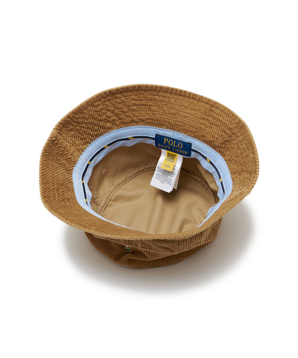 Genuine Polo Ralph Lauren Corduroy Bucket Hat -Brown | eBay