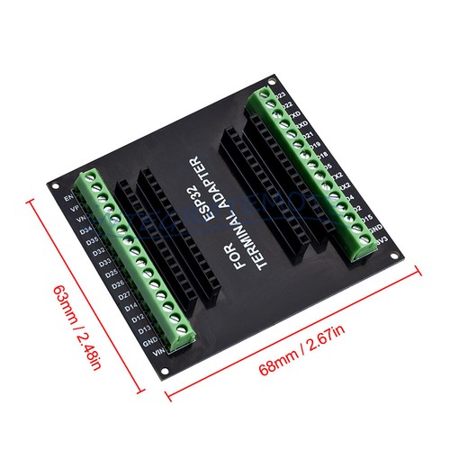 ESP32 ESP32S CP2102 2,4 GHz WiFi Bluetooth Entwicklungsboard + Erweiterungsboard USA - Bild 18 von 19